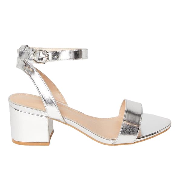 Dorothy Perkins Dam/Damer Tommi Barely There Wide Medium Bl Silver 7 UK