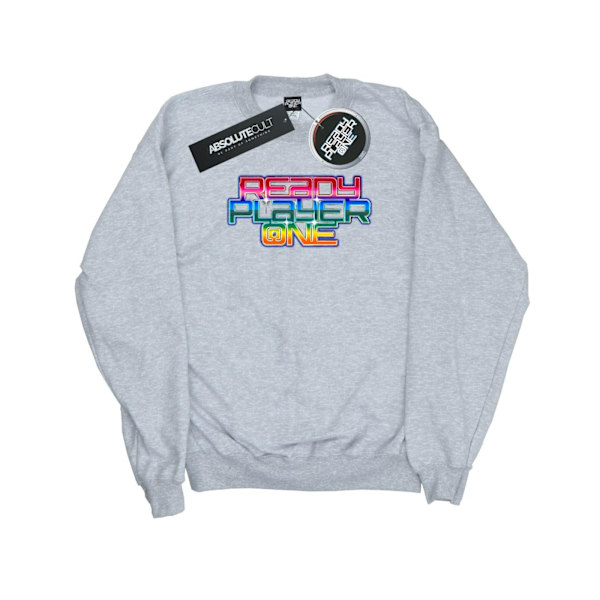 Ready Player One Herr Regnbågslogga Sweatshirt S Sports Grey Sports Grey S