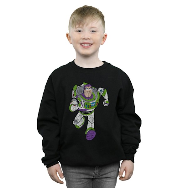 Disney Pojkar Toy Story 4 Klassisk Buzz Lightyear Tröja 7-8 År Black 7-8 Years