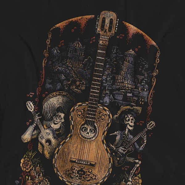 Coco Unisex Vuxen Ernesto Miguel Hector Målad Poster Med Gui Black XXL