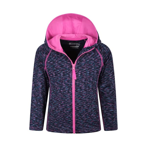 Mountain Warehouse Barn/Barn Kayleigh II Stripe Full Zip H Indigo 5-6 Years