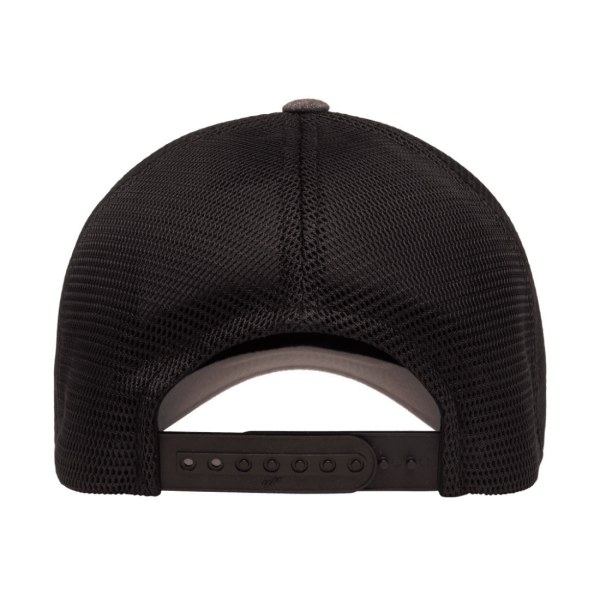 Flexfit Unisex Adult 110 Mesh Two Tone Cap One Size Charcoal/Bl Charcoal/Black Melange One Size