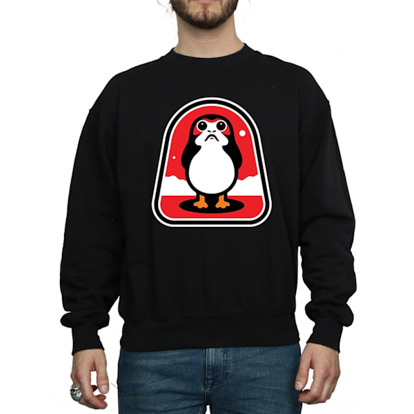 Star Wars The Last Jedi Porgs Badge Sweatshirt M Svart Black M