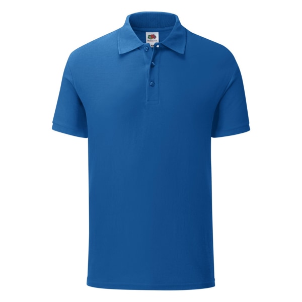 Fruit Of The Loom Herr Iconic Pique Polo Shirt S Royal Blue Royal Blue S