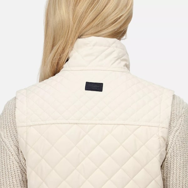 Regatta Womens/Ladies Charleigh Dotted Padded Body Warmer 14 UK Light Vanilla 14 UK