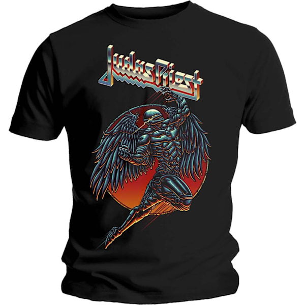 Judas Priest Unisex Adult BTD Redeemer Bomull T-shirt L Svart Black L