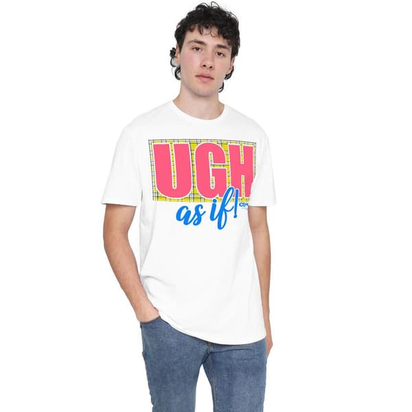 Clueless Herr Ugh As If T-Shirt 4XL Vit White 4XL