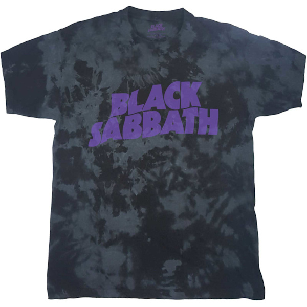 Black Sabbath Unisex Adult Wavy Logo T-Shirt S Svart Black S