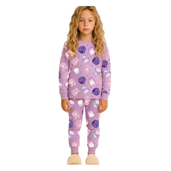 Squishmallows Barn/Kids Pyjamas Set med Helprint 7-8 Multicoloured 7-8 Years