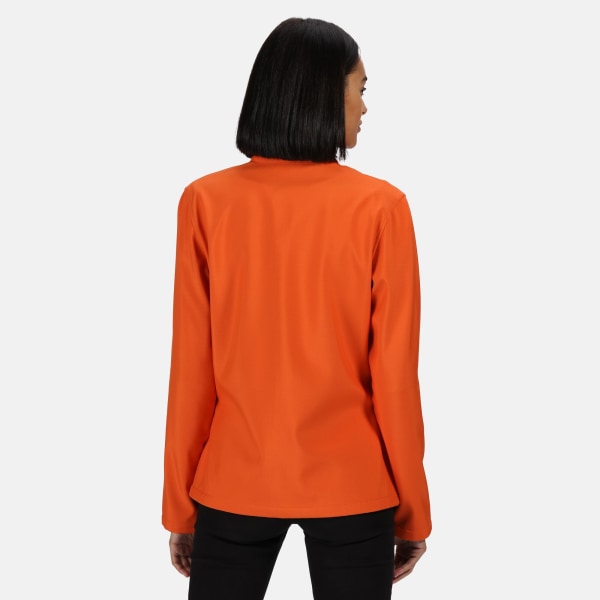 Regatta Dam/Ladies Ablaze Printable Softshell Jacket 14 UK M Magma Orange/Black 14 UK