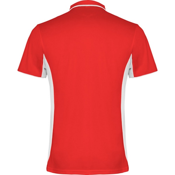 Roly Unisex Montmelo Kortärmad Sport Polo XXL Red/White XXL