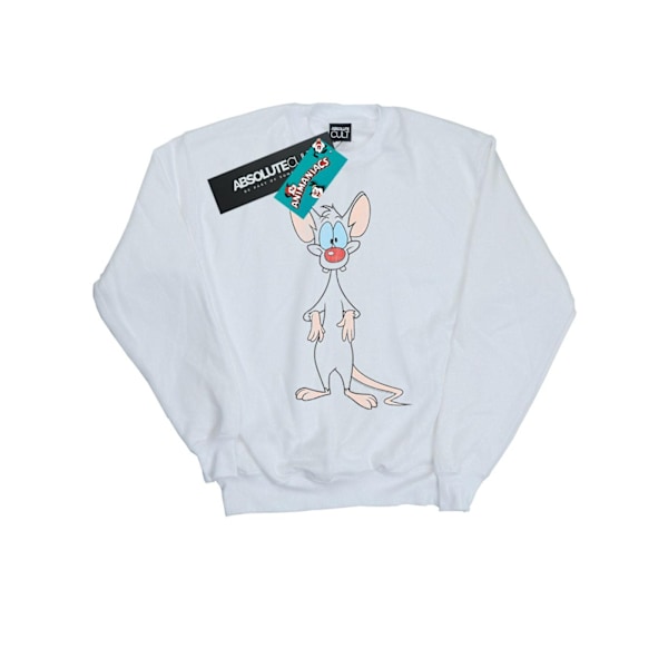 Animaniacs Herr Pinky Klassisk Pose Sweatshirt 4XL Vit White 4XL