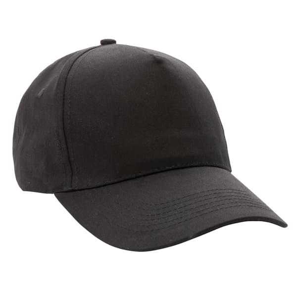 XD Collection 5 Panel Bomull Återvunnen Keps One Size Svart Black One Size