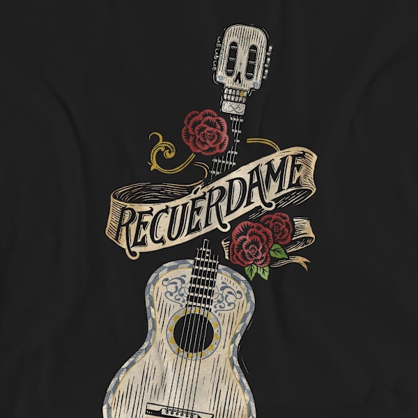 Coco Unisex Vuxen Recuerdame Berömd Gitarr Ernesto T-Shirt M Bl Black M