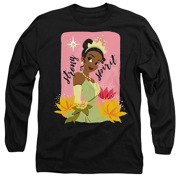 Prinsessan och Grodan Unisex Vuxen Strong Spirit Tiana T-shirt Black XXL