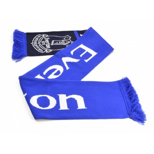 Everton FC Officiell fotboll Jacquard Nero Scarf One Size Blå/ Blue/White/Navy One Size