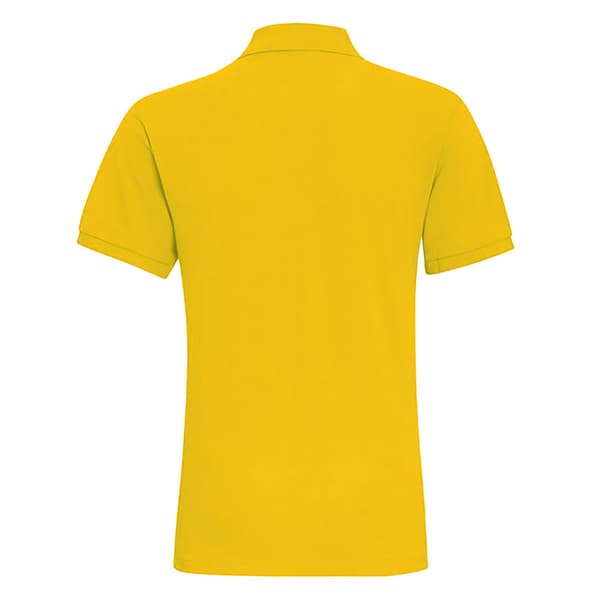 Asquith & Fox Herr Enfärgad Kortärmad Pikétröja M Solros Sunflower M