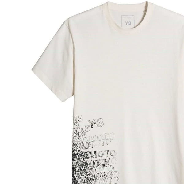 Y-3 Herr GFX T-shirt S Vit White S