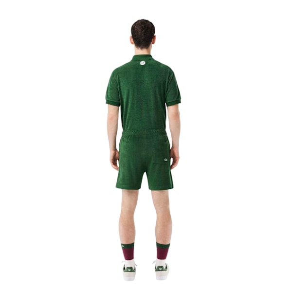 Lacoste Roland-Garros Edition Fleece Tennisshorts för män M Grön Green M