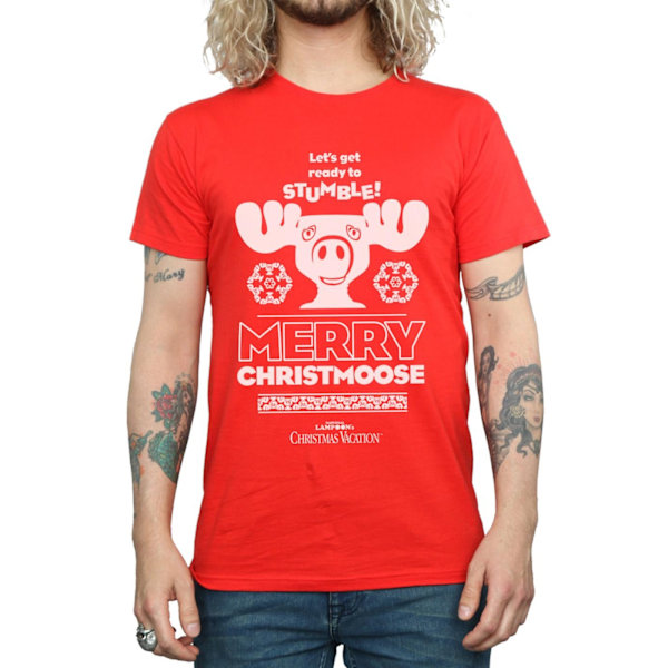 National Lampoon's Christmas Vacation Herr Merry Christmoose T-shirt Red 3XL