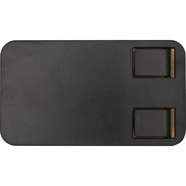 Floso Alfirk Vikbart Mobiltelefonställ i Bambu En Storlek Solid Solid Black One Size