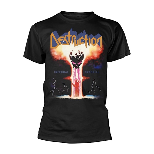 Destruction Unisex Adult Infernal Overkill T-Shirt S Svart Black S