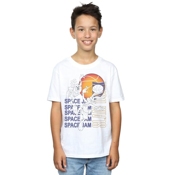 Space Jam: A New Legacy Boys Slam Dunk Alt T-Shirt 12-13 år White 12-13 Years