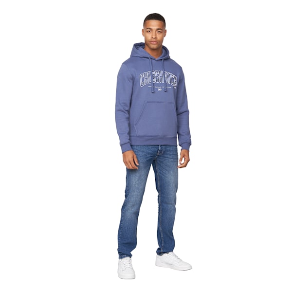 Crosshatch Durango Hoodie S Denim Blue för män Denim Blue S