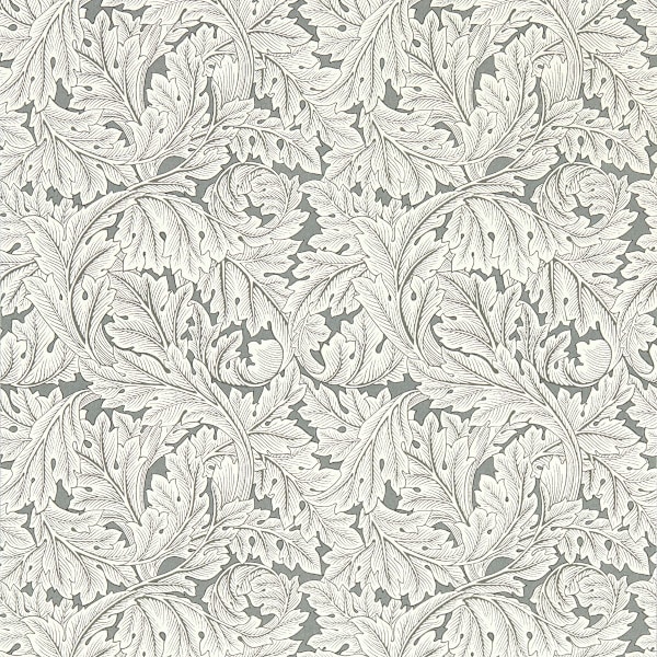 Clarke & Clarke Acanthus Tapet 10m x 0,5m Grå/Kräm Grey/Cream 10m x 0.5m