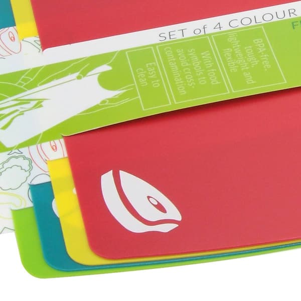 Apollo Flexibla Skärmattor / Skärbräda 4-pack One Size One One Colour One Size