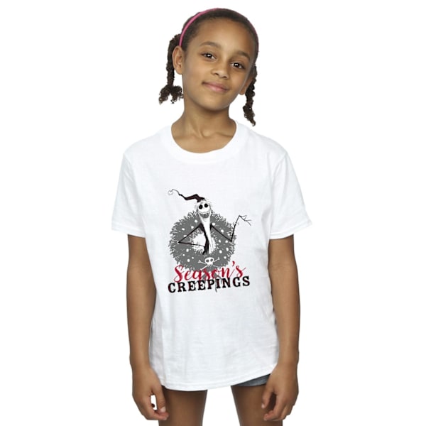 Disney Girls The Nightmare Before Christmas Seasons Creepings W White 5-6 Years
