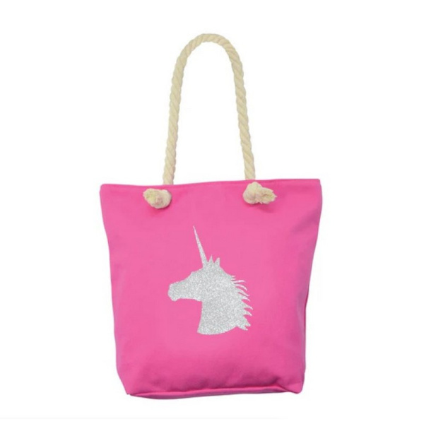 Hy Unicorn Tote Bag One Size Rosa Pink One Size