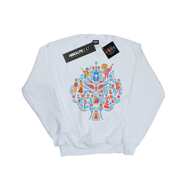 Disney Boys Coco Tree Pattern Sweatshirt 7-8 år Vit White 7-8 Years