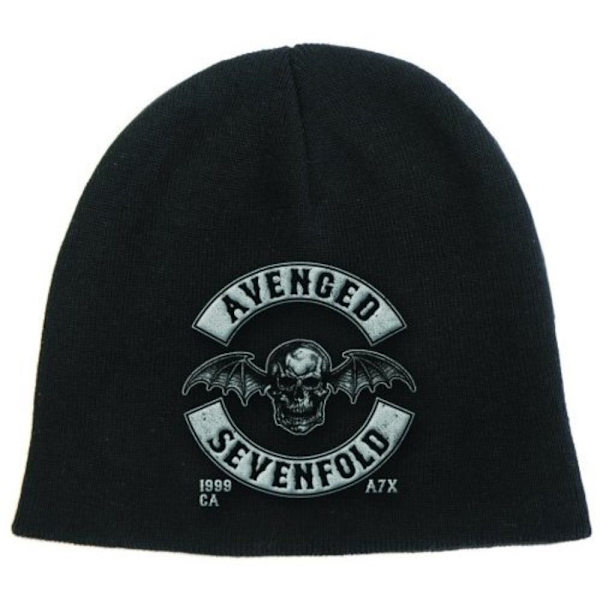 Avenged Sevenfold Unisex Vuxen Dödsfladermönster Mössa En Storlek Black One Size
