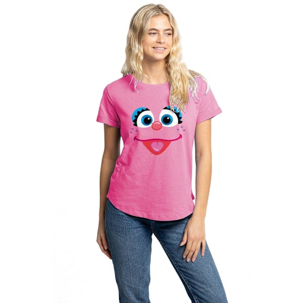 Sesame Street Dam/Damer Abby Cadabby Ansikte T-Shirt 12 UK Azalea Azalea 12 UK