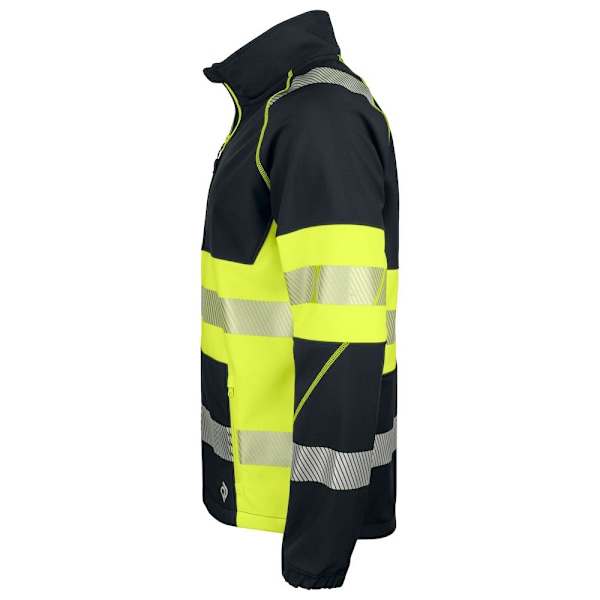 Projob Herr Hög Synlighet Soft Shell Jacka M Gul/Svart Yellow/Black M