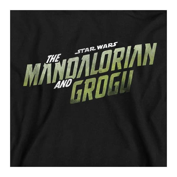 Star Wars Mandalorian Unisex Vuxen Grogu Wave Logo Långärmad Black S