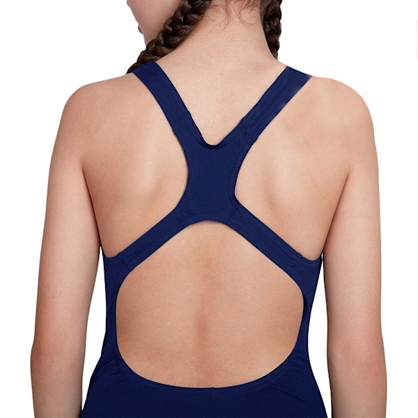 Speedo Girls Medalist One Piece Swimsuit 5-6 år Marinblå Navy 5-6 Years