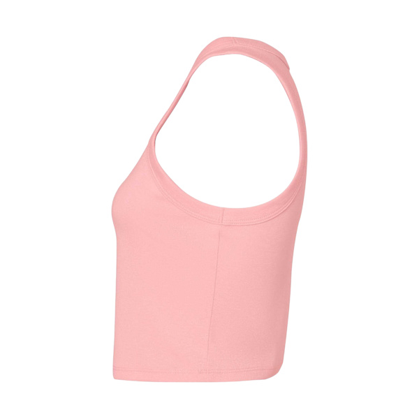 Bella + Canvas Dam Micro-Rib Racerback Linne L Sol Solid Pink L