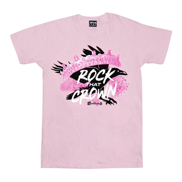 Disney Girls The Descendants Rock That Crown Bomull T-shirt 9-11 Baby Pink 9-11 Years