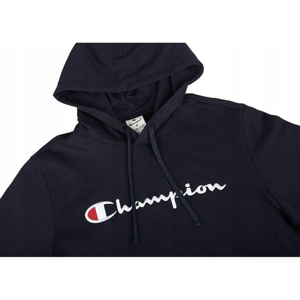 Champion Herr Script Logo Hoodie M Marinblå Navy Blue M