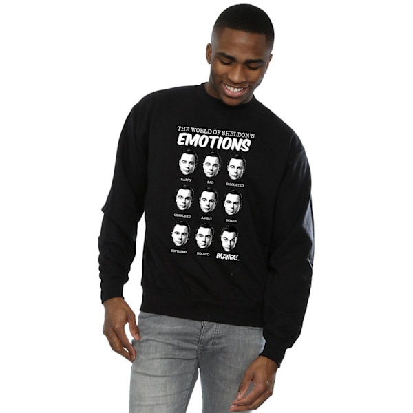 The Big Bang Theory Herr Sheldon Emotions Bomullströja M B Black M
