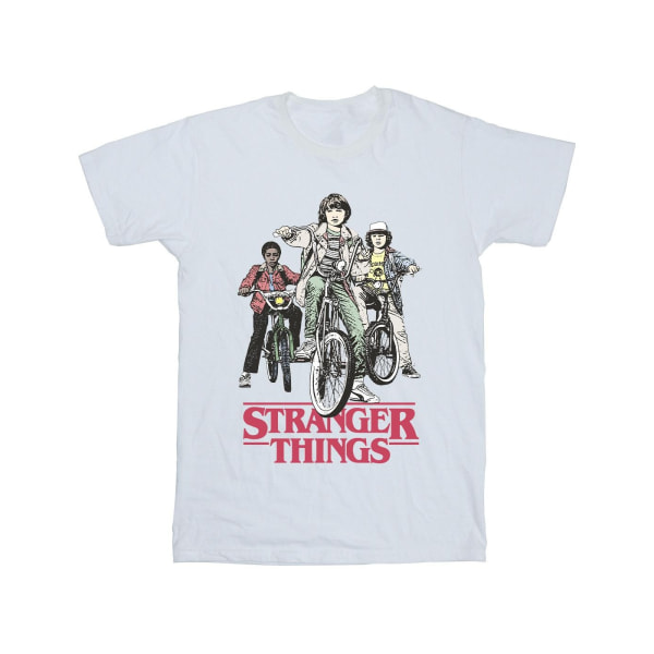 Netflix Stranger Things Retro Bikers T-shirt 5XL Vit White 5XL