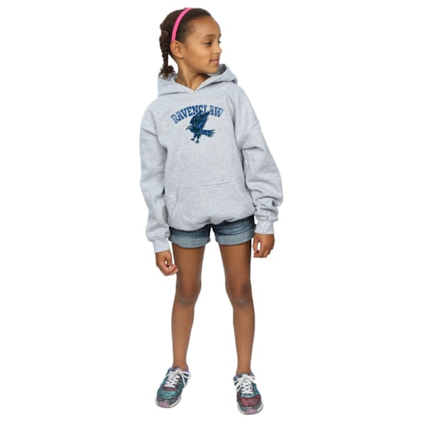 Harry Potter Flickor Ravenclaw Sport Emblem Hoodie 9-11 År Spo Sports Grey 9-11 Years