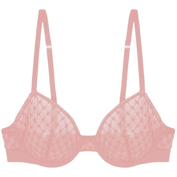 Wolford Dam/Dam Logotyp Spets-BH 38C Rosa Pink 38C