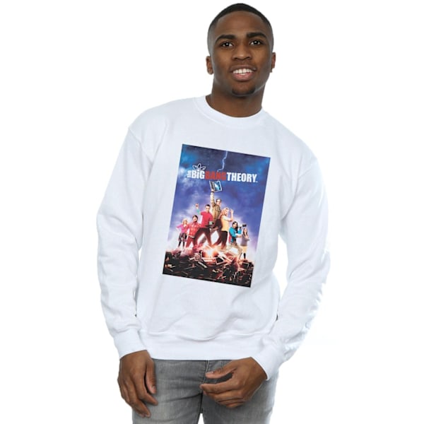 The Big Bang Theory Herr Karaktär Affisch Sweatshirt 4XL Vit White 4XL
