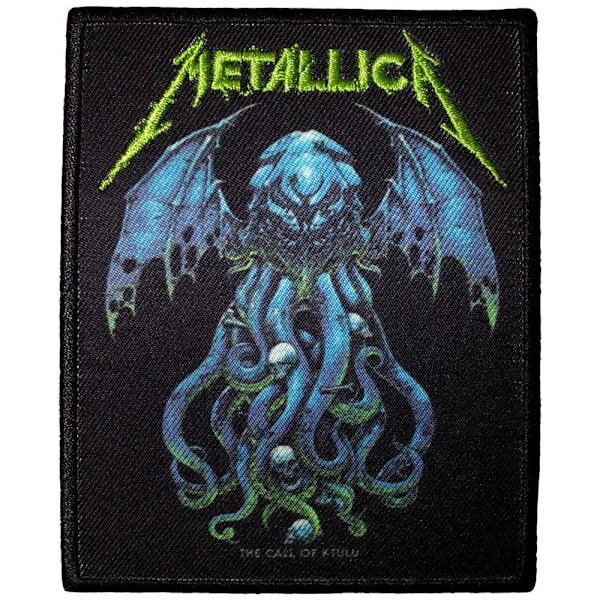 Metallica The Call Of Ktulu Tryckt Strykmärke One Size Svart Black/Blue/Green One Size