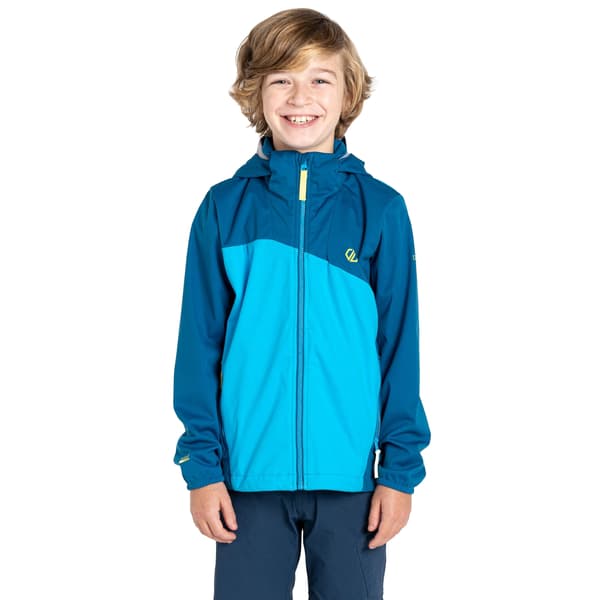 Dare 2B Barn/Kids Explore Soft Shell Jacka 15-16 År Blå Blue Sapphire/Spring Break 15-16 Years