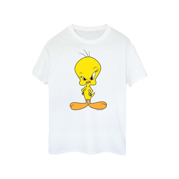 Looney Tunes Dam/Dam Arg Tweety T-shirt i bomull S Vit White S