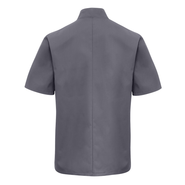 Premier Kortärmad Kockjacka Herr 3XL Stål Steel 3XL